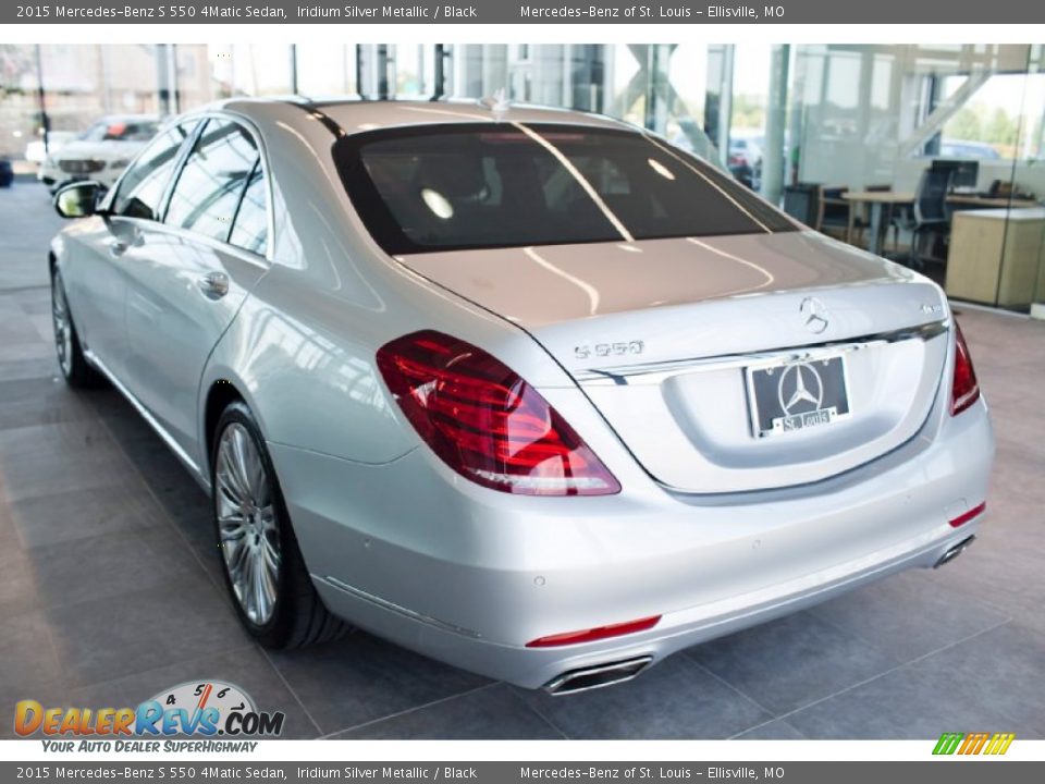 2015 Mercedes-Benz S 550 4Matic Sedan Iridium Silver Metallic / Black Photo #5