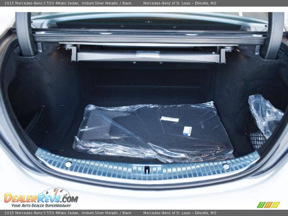 2015 Mercedes-Benz S 550 4Matic Sedan Iridium Silver Metallic / Black Photo #9
