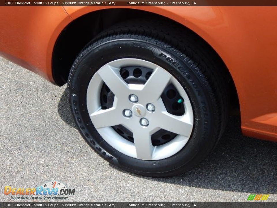 2007 Chevrolet Cobalt LS Coupe Sunburst Orange Metallic / Gray Photo #3