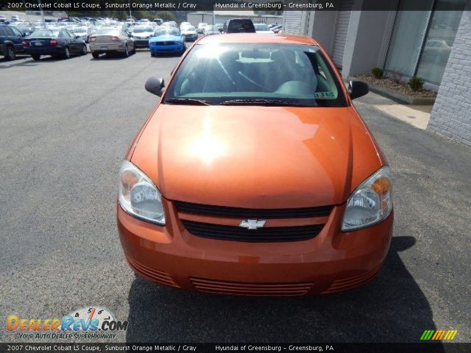2007 Chevrolet Cobalt LS Coupe Sunburst Orange Metallic / Gray Photo #5
