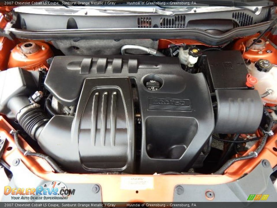 2007 Chevrolet Cobalt LS Coupe Sunburst Orange Metallic / Gray Photo #11