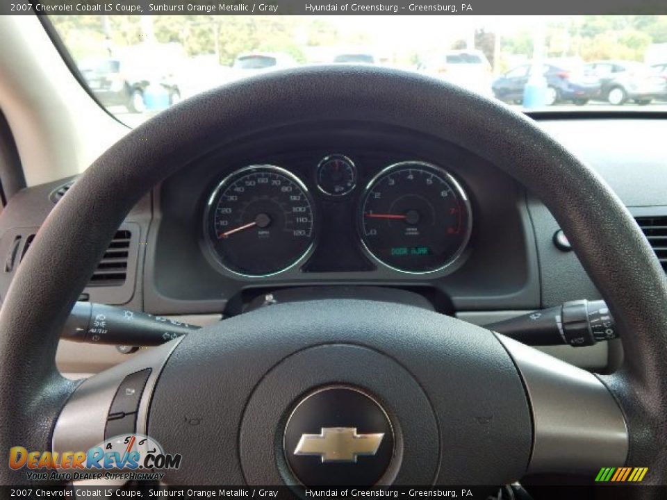 2007 Chevrolet Cobalt LS Coupe Sunburst Orange Metallic / Gray Photo #19