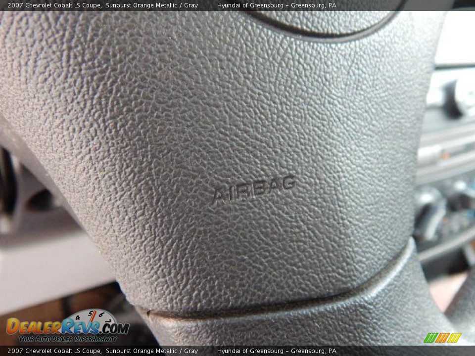 2007 Chevrolet Cobalt LS Coupe Sunburst Orange Metallic / Gray Photo #20