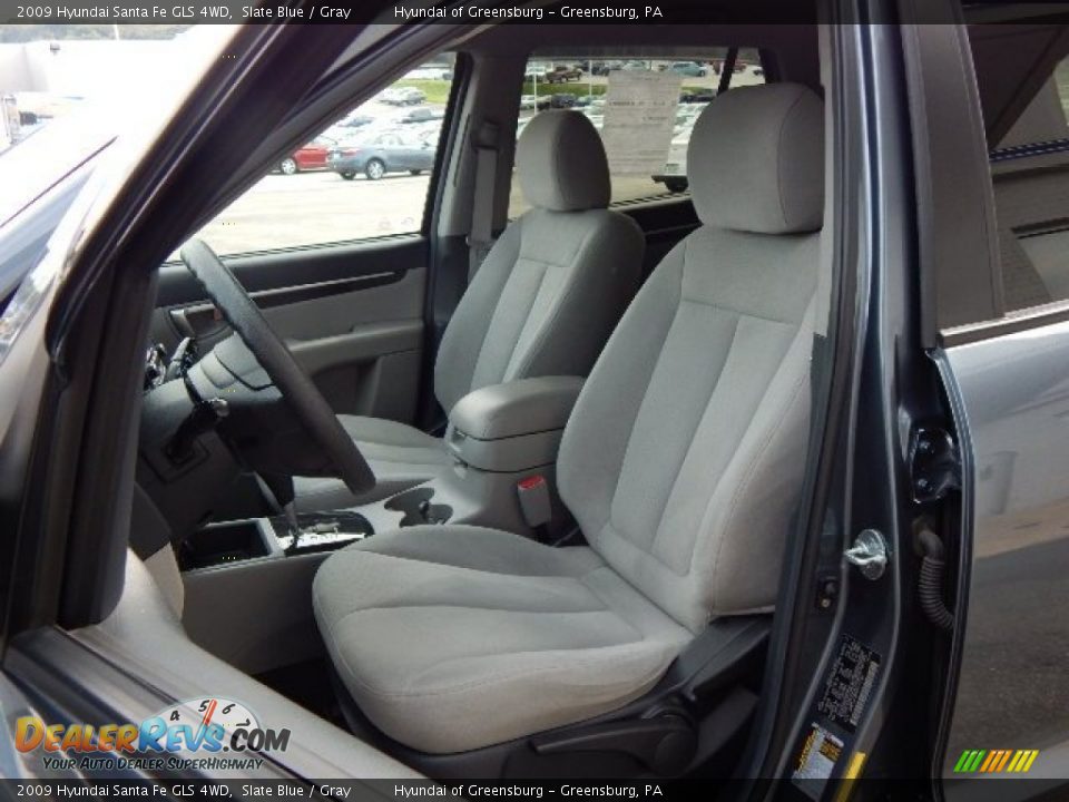 2009 Hyundai Santa Fe GLS 4WD Slate Blue / Gray Photo #14
