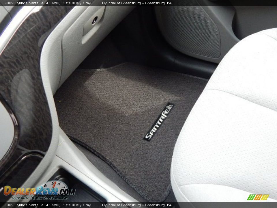 2009 Hyundai Santa Fe GLS 4WD Slate Blue / Gray Photo #20
