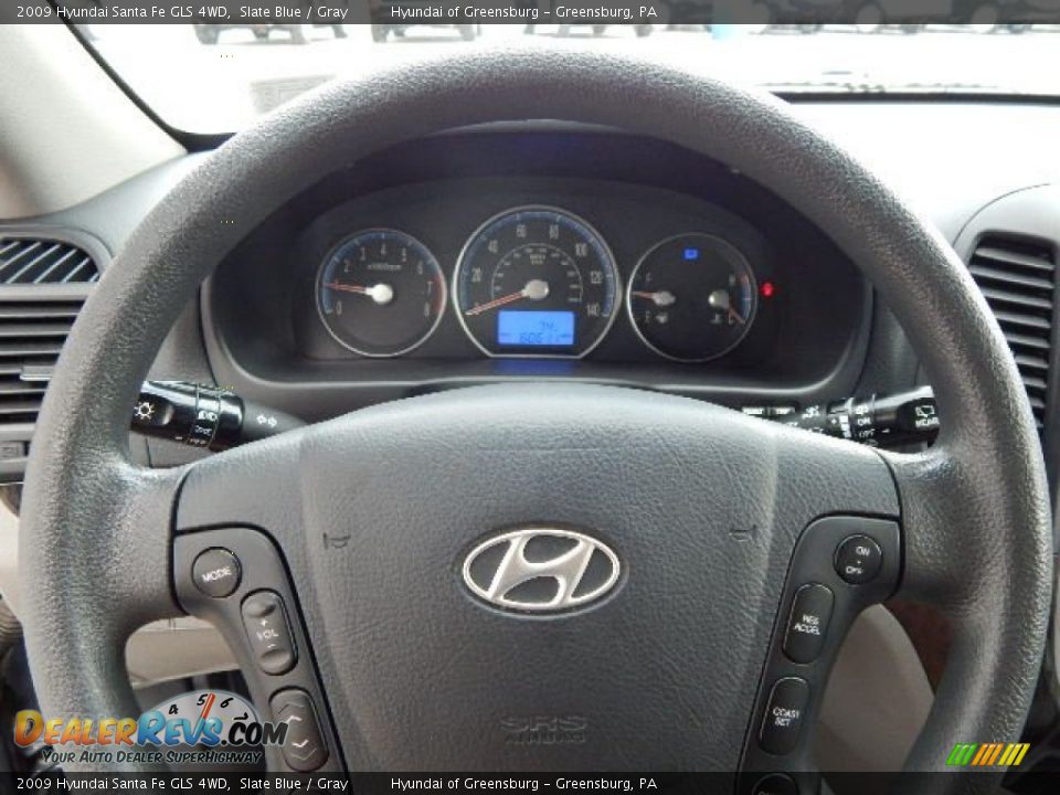 2009 Hyundai Santa Fe GLS 4WD Slate Blue / Gray Photo #21