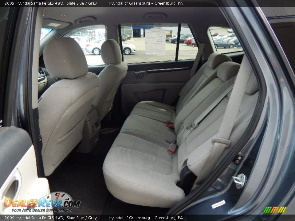 2009 Hyundai Santa Fe GLS 4WD Slate Blue / Gray Photo #22