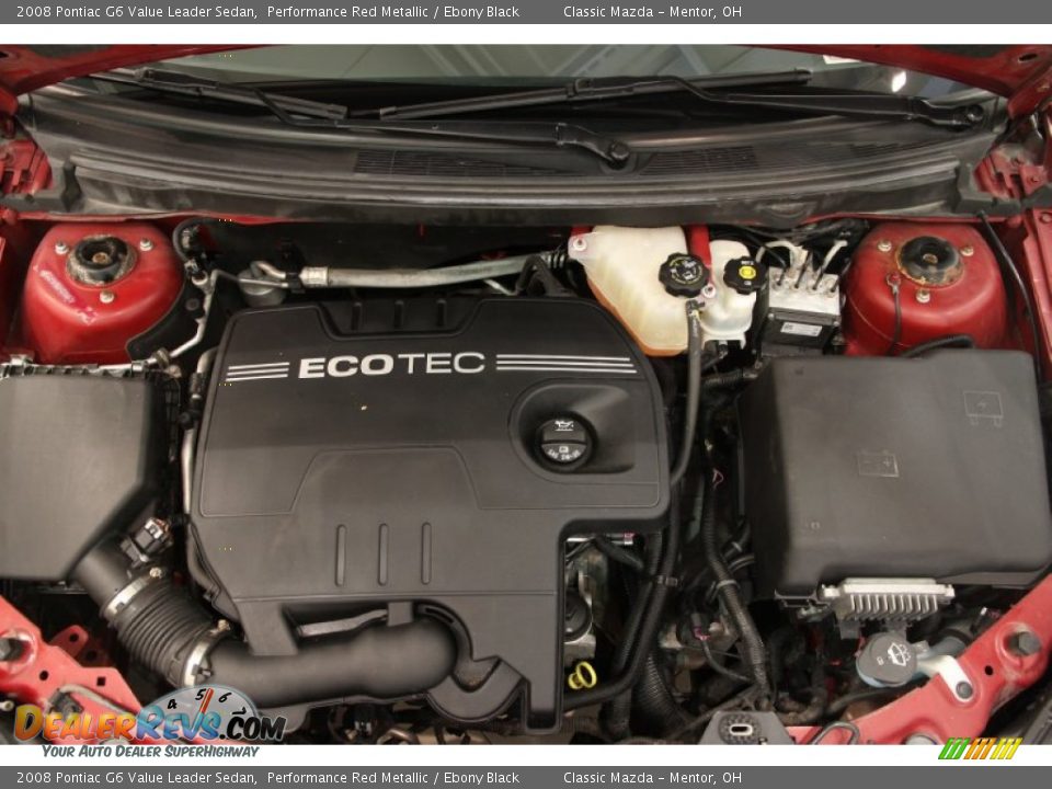 2008 Pontiac G6 Value Leader Sedan Performance Red Metallic / Ebony Black Photo #13