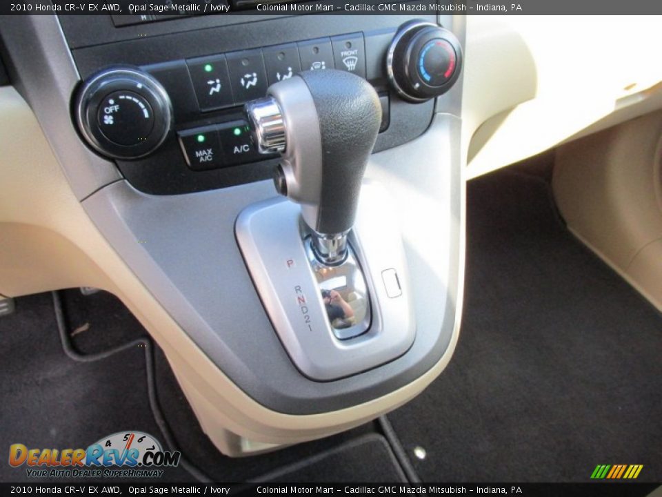 2010 Honda CR-V EX AWD Opal Sage Metallic / Ivory Photo #17