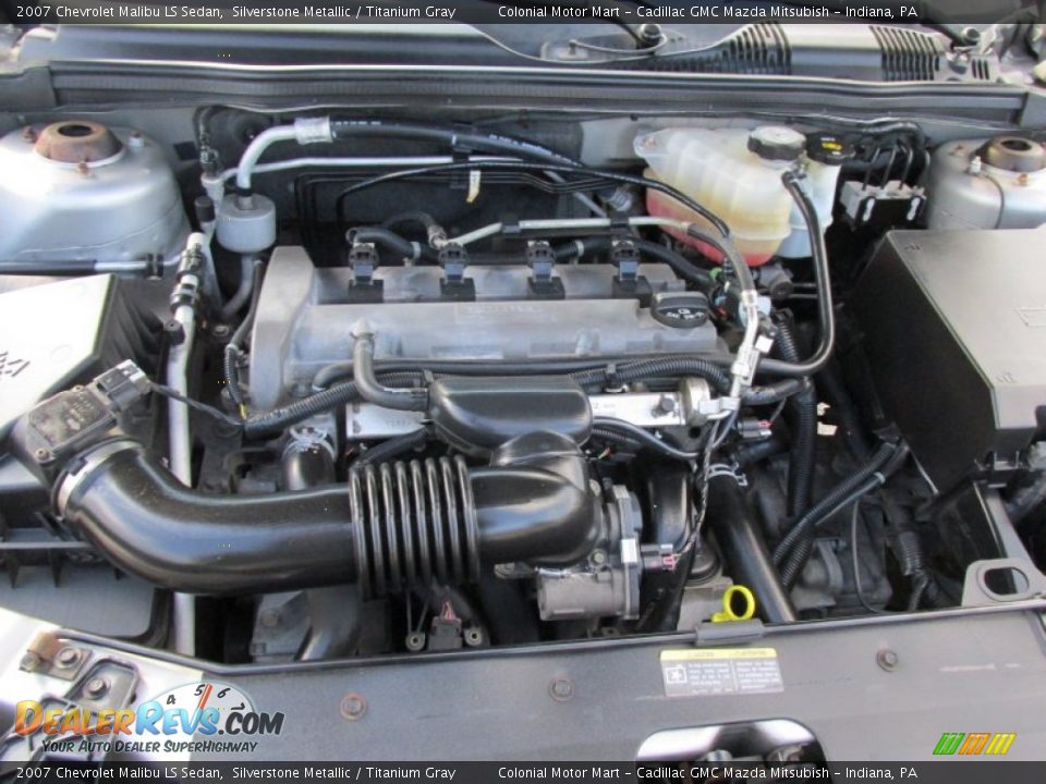 2007 Chevrolet Malibu LS Sedan Silverstone Metallic / Titanium Gray Photo #10