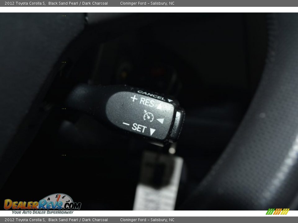 2012 Toyota Corolla S Black Sand Pearl / Dark Charcoal Photo #21