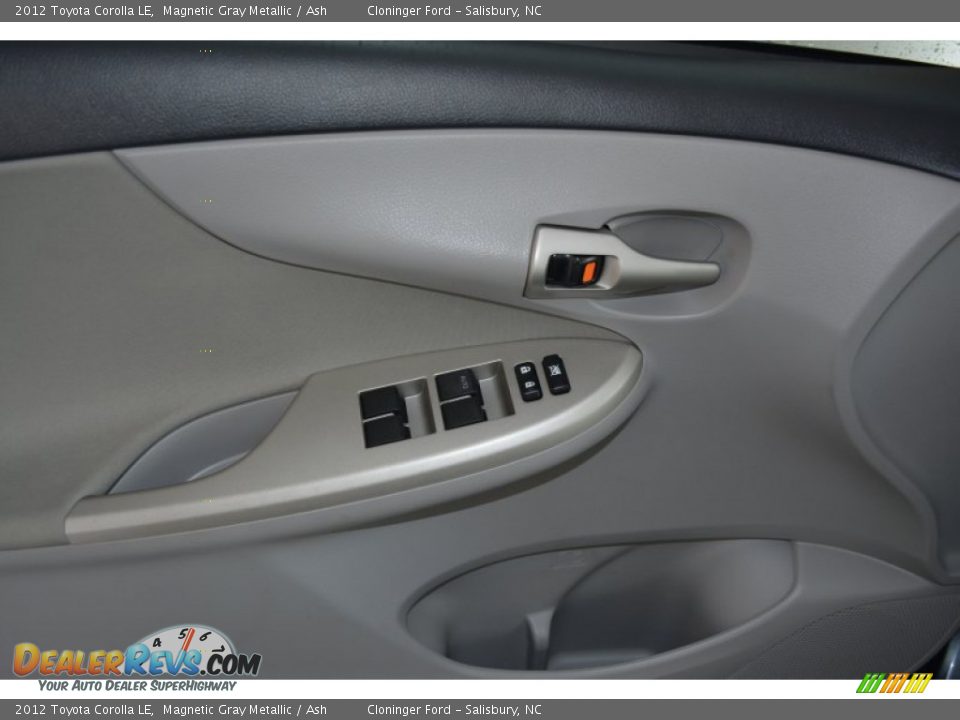 2012 Toyota Corolla LE Magnetic Gray Metallic / Ash Photo #8