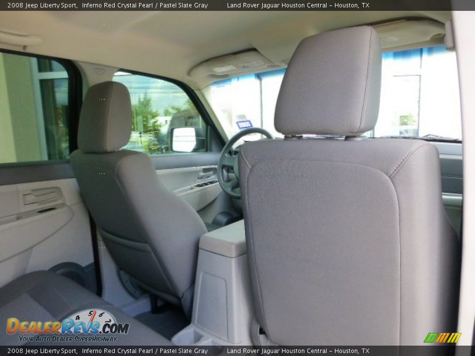 2008 Jeep Liberty Sport Inferno Red Crystal Pearl / Pastel Slate Gray Photo #14