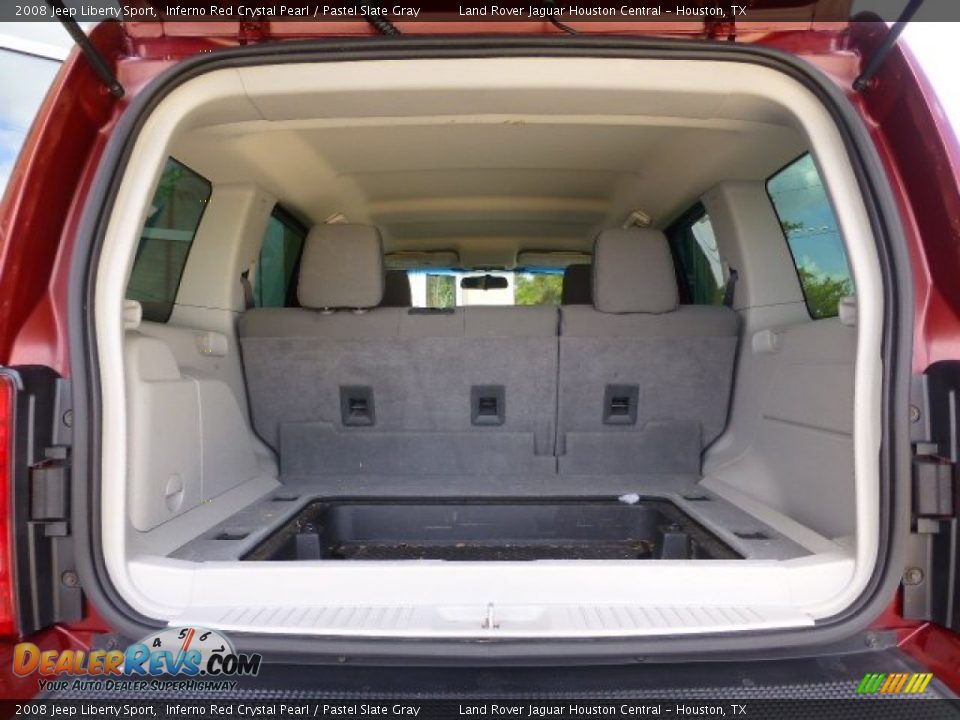 2008 Jeep Liberty Sport Inferno Red Crystal Pearl / Pastel Slate Gray Photo #15