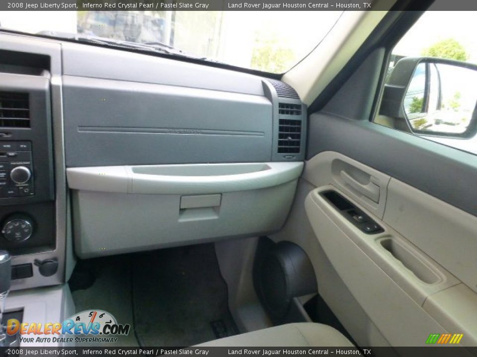 2008 Jeep Liberty Sport Inferno Red Crystal Pearl / Pastel Slate Gray Photo #17