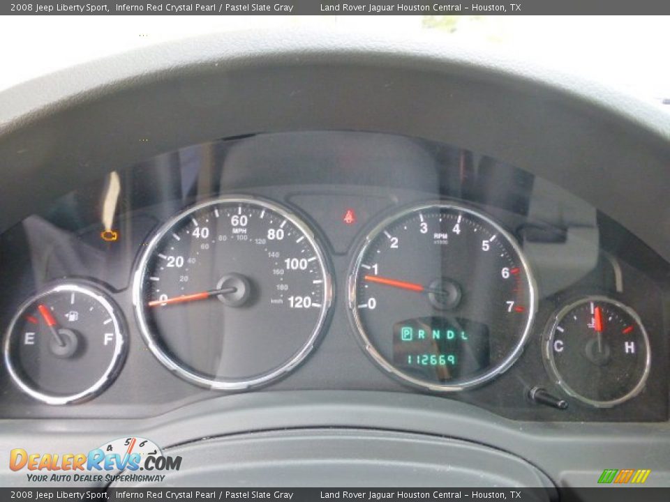 2008 Jeep Liberty Sport Inferno Red Crystal Pearl / Pastel Slate Gray Photo #19