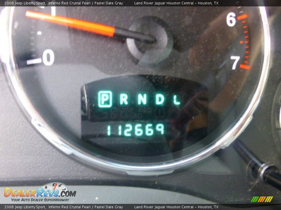 2008 Jeep Liberty Sport Inferno Red Crystal Pearl / Pastel Slate Gray Photo #20