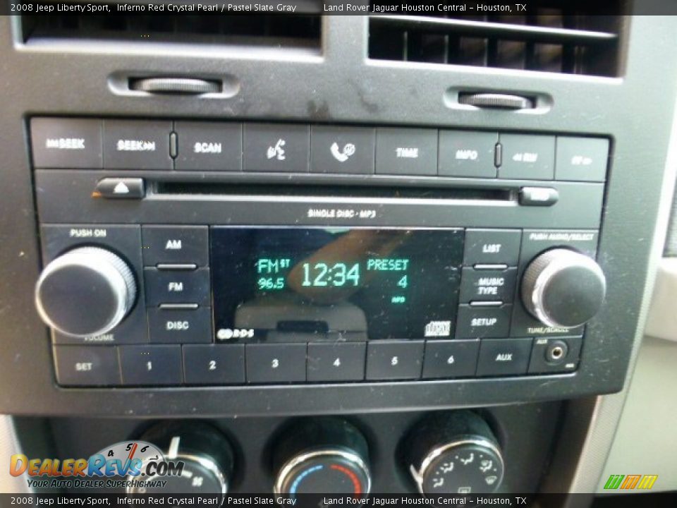 2008 Jeep Liberty Sport Inferno Red Crystal Pearl / Pastel Slate Gray Photo #21