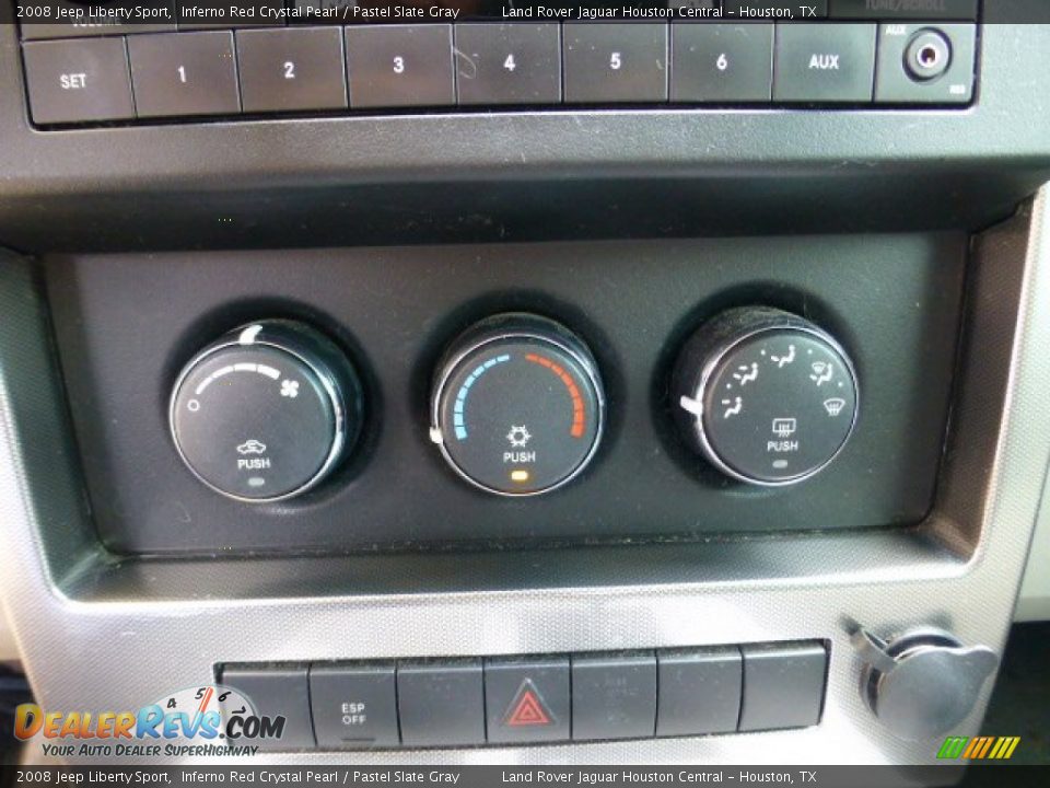 2008 Jeep Liberty Sport Inferno Red Crystal Pearl / Pastel Slate Gray Photo #22
