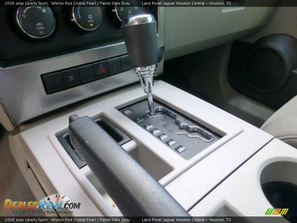 2008 Jeep Liberty Sport Inferno Red Crystal Pearl / Pastel Slate Gray Photo #23