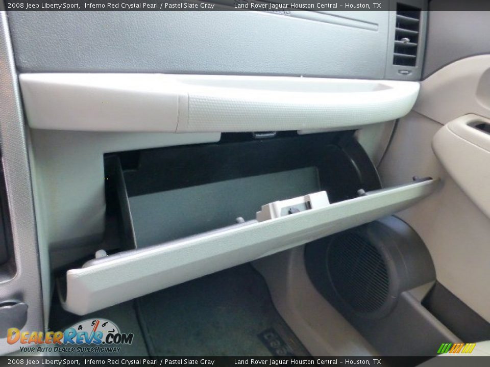 2008 Jeep Liberty Sport Inferno Red Crystal Pearl / Pastel Slate Gray Photo #24