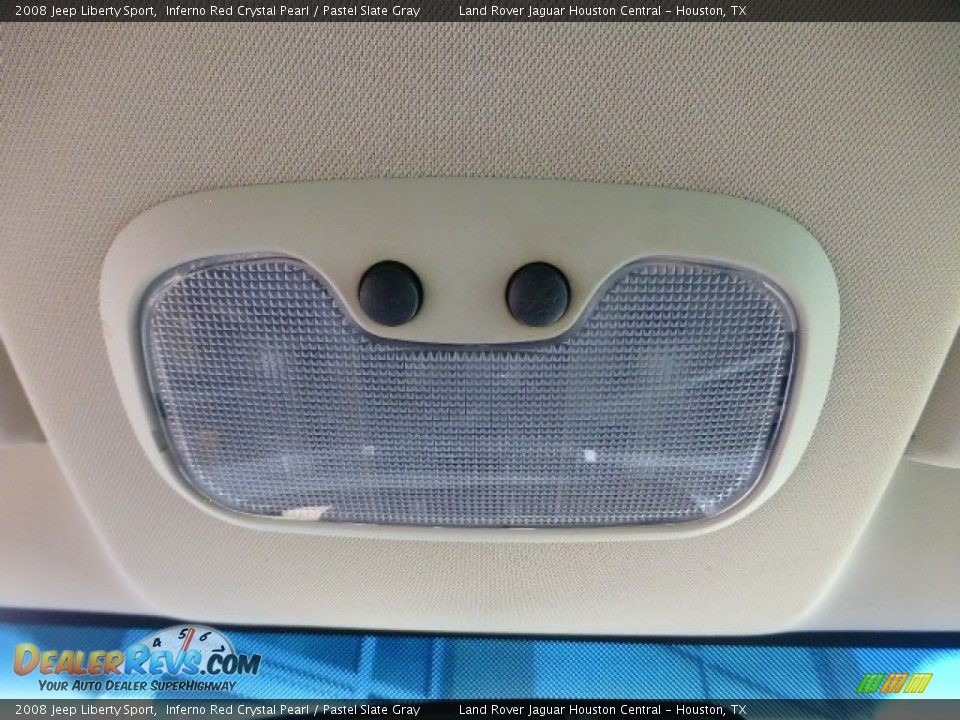 2008 Jeep Liberty Sport Inferno Red Crystal Pearl / Pastel Slate Gray Photo #25