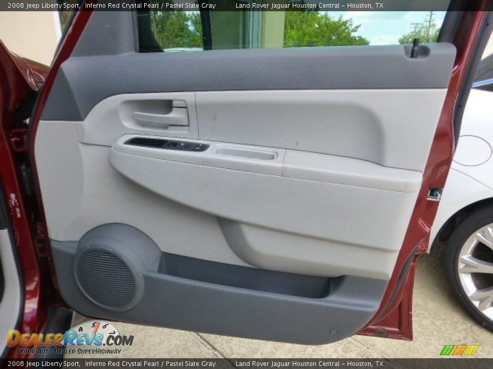 2008 Jeep Liberty Sport Inferno Red Crystal Pearl / Pastel Slate Gray Photo #29