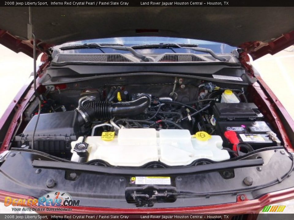 2008 Jeep Liberty Sport Inferno Red Crystal Pearl / Pastel Slate Gray Photo #31