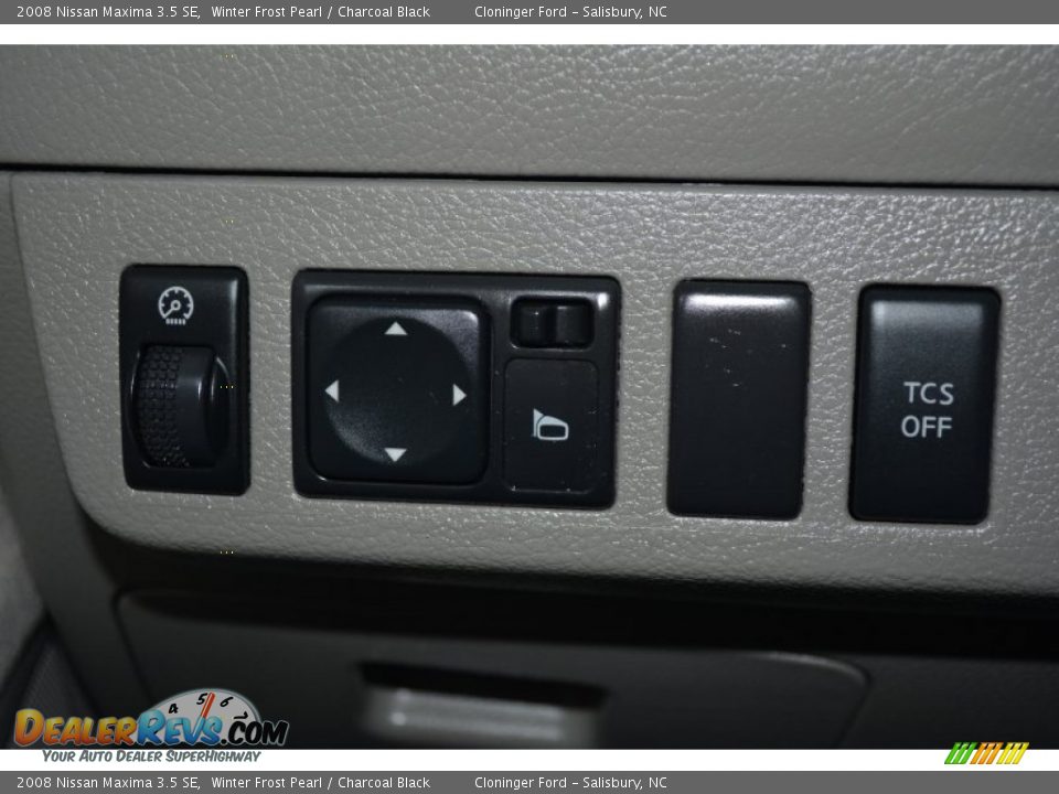 2008 Nissan Maxima 3.5 SE Winter Frost Pearl / Charcoal Black Photo #26