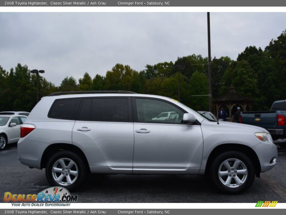 2008 Toyota Highlander Classic Silver Metallic / Ash Gray Photo #2