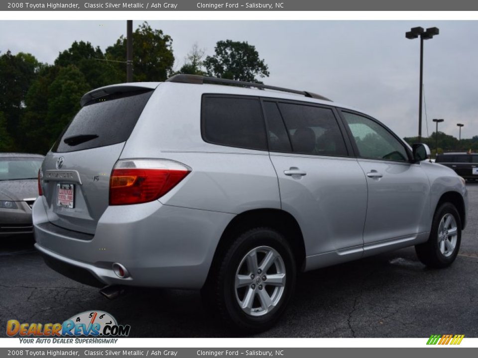 2008 Toyota Highlander Classic Silver Metallic / Ash Gray Photo #3