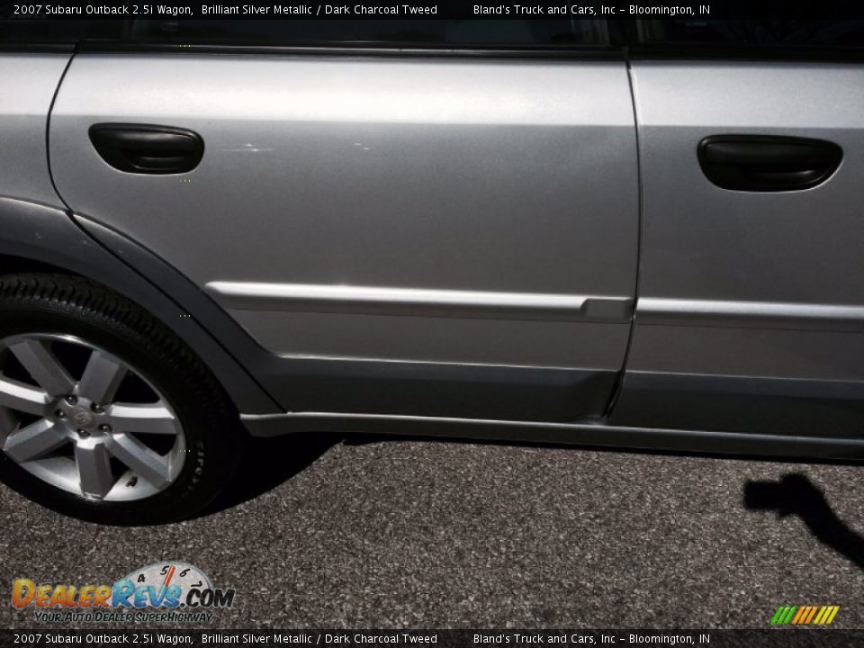 2007 Subaru Outback 2.5i Wagon Brilliant Silver Metallic / Dark Charcoal Tweed Photo #14