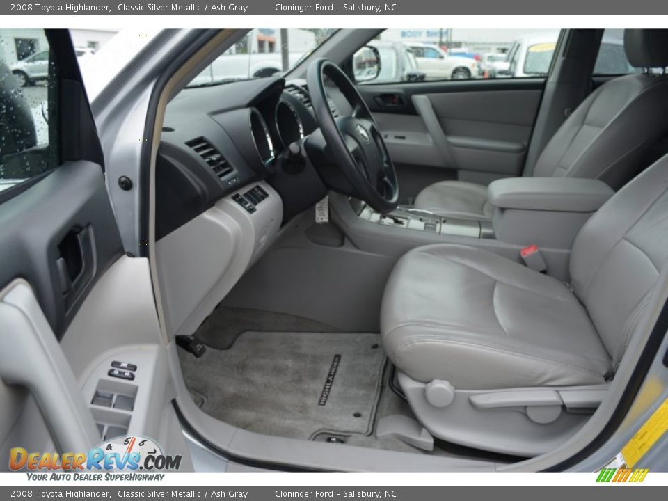 2008 Toyota Highlander Classic Silver Metallic / Ash Gray Photo #9