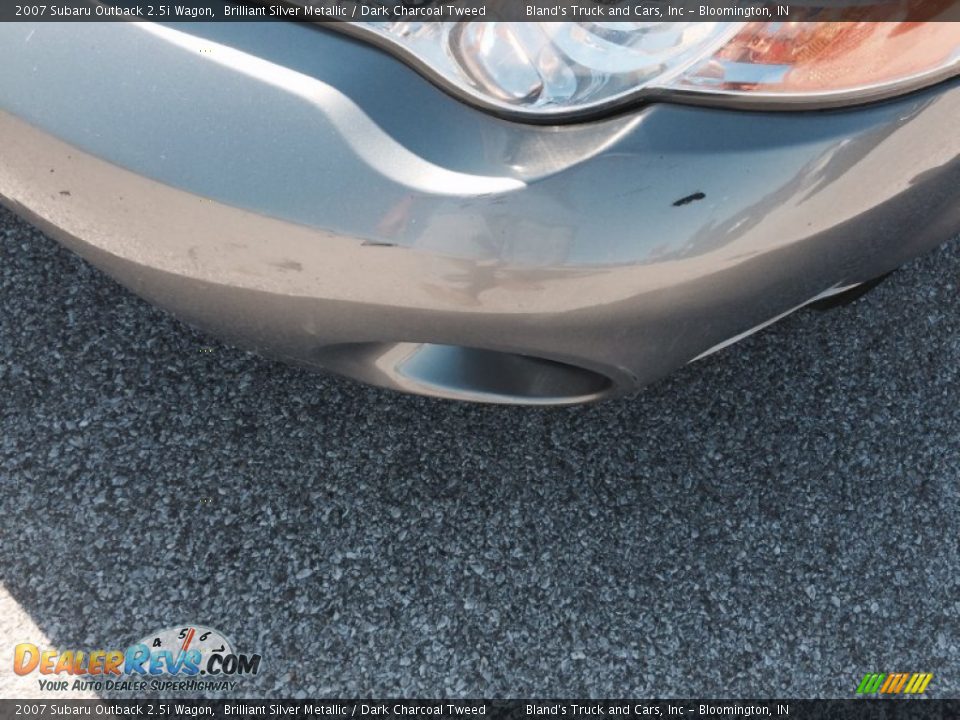 2007 Subaru Outback 2.5i Wagon Brilliant Silver Metallic / Dark Charcoal Tweed Photo #15