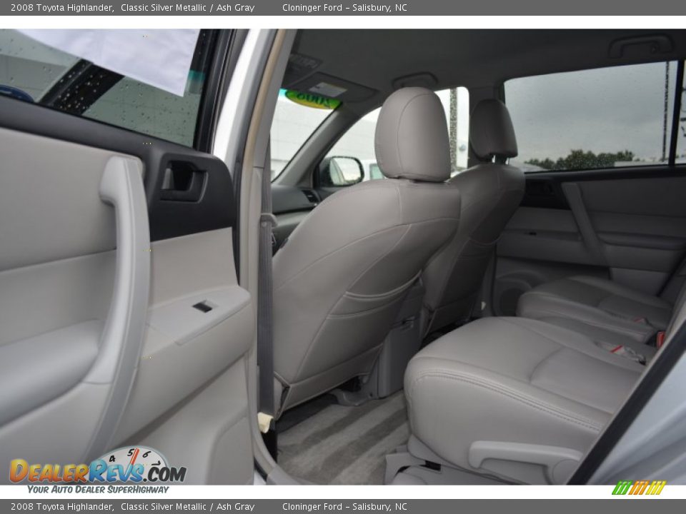 2008 Toyota Highlander Classic Silver Metallic / Ash Gray Photo #11