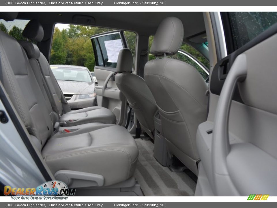 2008 Toyota Highlander Classic Silver Metallic / Ash Gray Photo #13