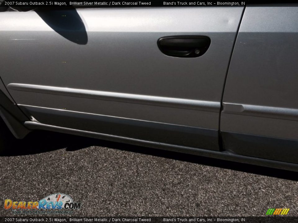 2007 Subaru Outback 2.5i Wagon Brilliant Silver Metallic / Dark Charcoal Tweed Photo #20