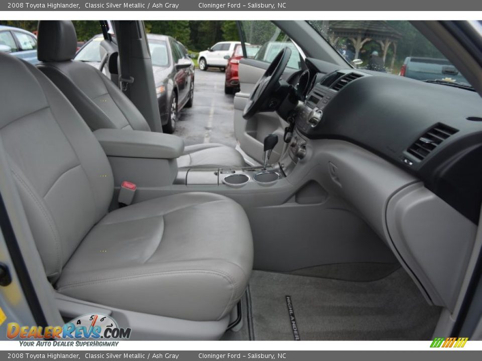 2008 Toyota Highlander Classic Silver Metallic / Ash Gray Photo #15