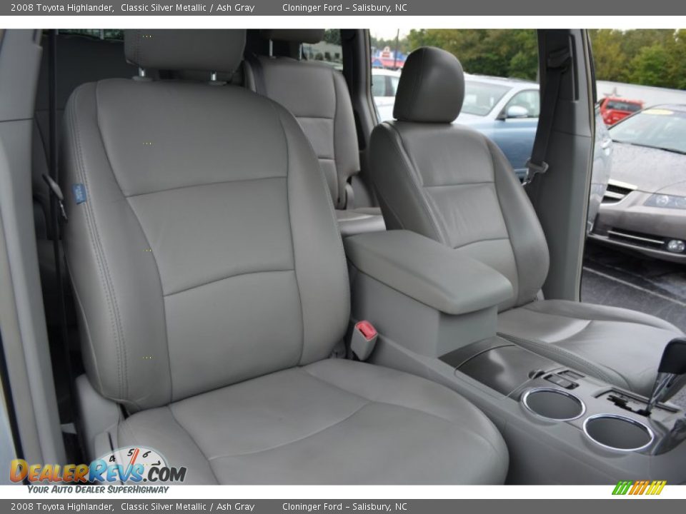 2008 Toyota Highlander Classic Silver Metallic / Ash Gray Photo #16
