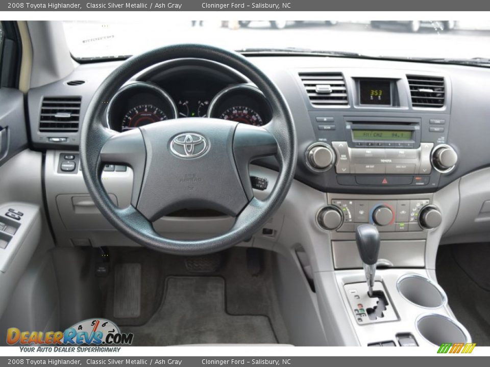 2008 Toyota Highlander Classic Silver Metallic / Ash Gray Photo #18