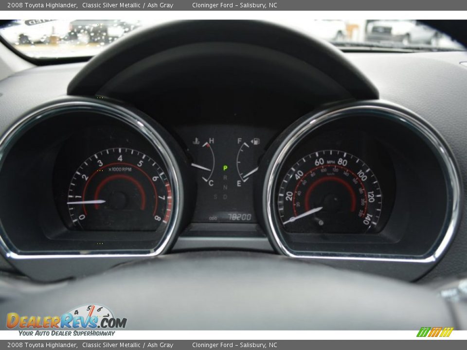 2008 Toyota Highlander Classic Silver Metallic / Ash Gray Photo #23