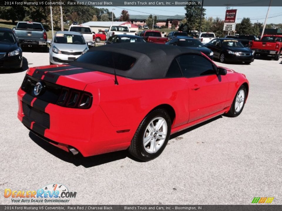 2014 Ford Mustang V6 Convertible Race Red / Charcoal Black Photo #13
