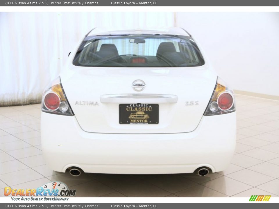 2011 Nissan Altima 2.5 S Winter Frost White / Charcoal Photo #14