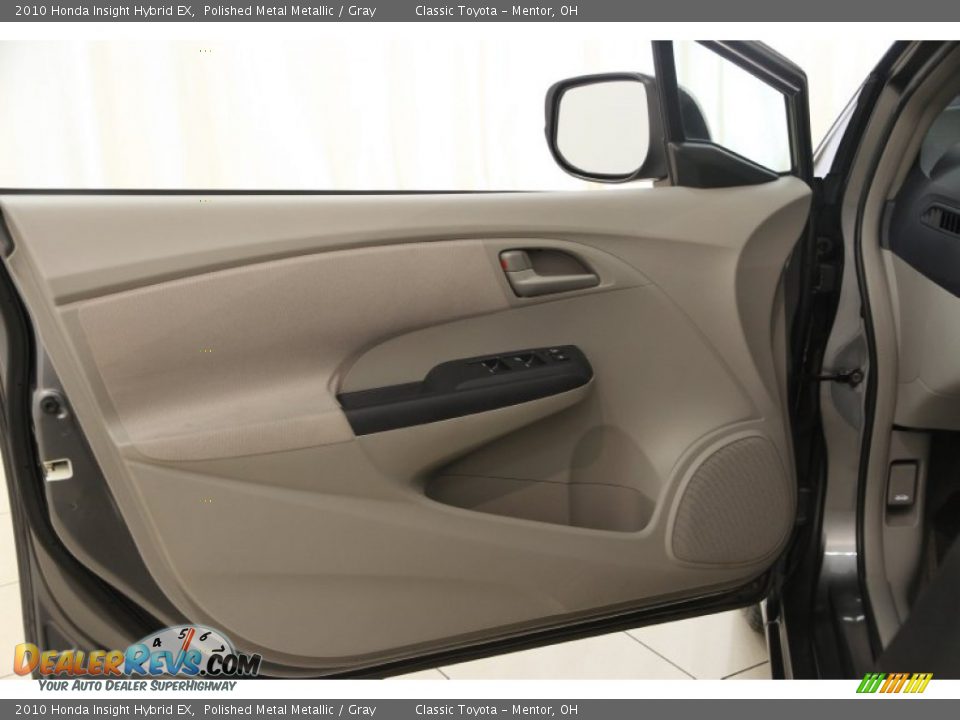 2010 Honda Insight Hybrid EX Polished Metal Metallic / Gray Photo #4