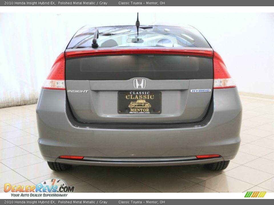 2010 Honda Insight Hybrid EX Polished Metal Metallic / Gray Photo #16