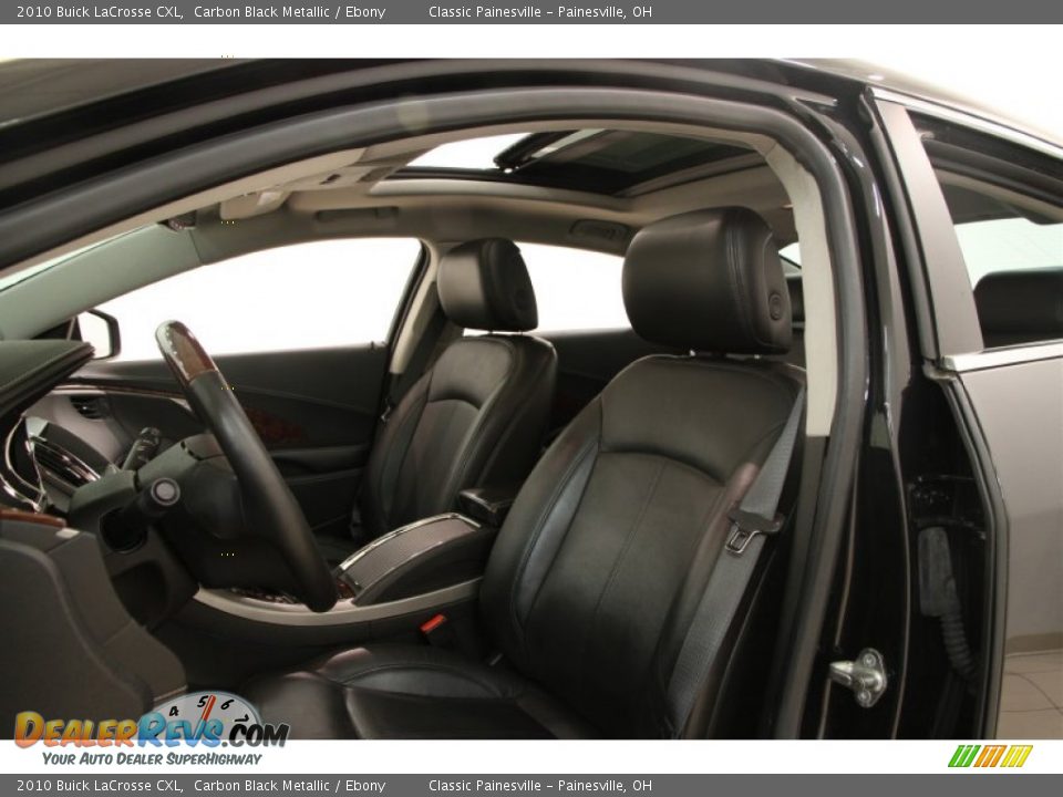 2010 Buick LaCrosse CXL Carbon Black Metallic / Ebony Photo #5