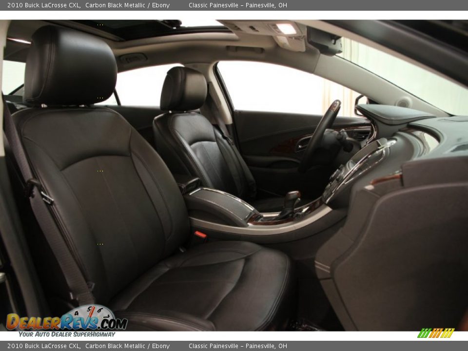 2010 Buick LaCrosse CXL Carbon Black Metallic / Ebony Photo #12