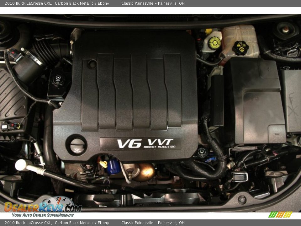 2010 Buick LaCrosse CXL Carbon Black Metallic / Ebony Photo #16