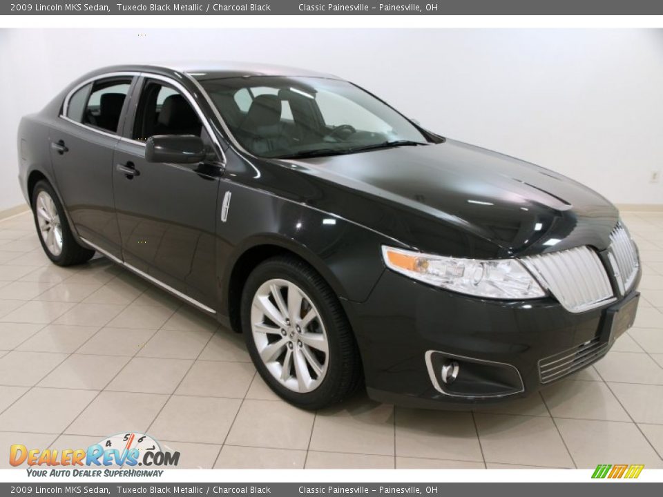 2009 Lincoln MKS Sedan Tuxedo Black Metallic / Charcoal Black Photo #1