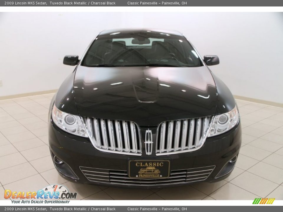 2009 Lincoln MKS Sedan Tuxedo Black Metallic / Charcoal Black Photo #2